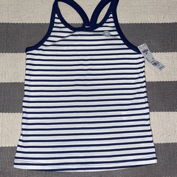 OshKosh B'gosh Other - Osh Kosh blue and white racer back tank 4T